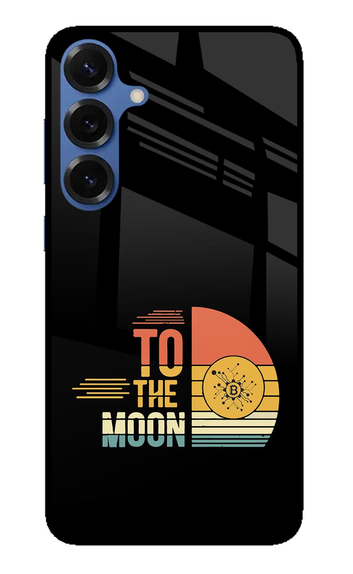 To the Moon Samsung S25 Glass Case