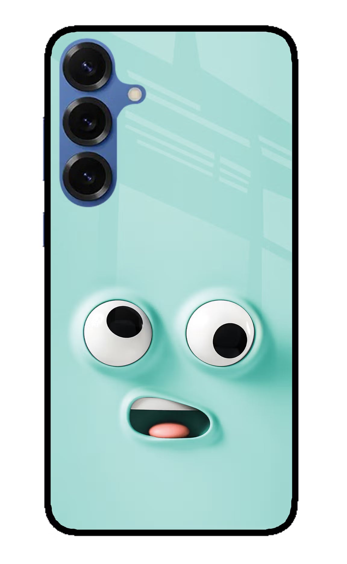 Funny Cartoon Samsung S25 Glass Case
