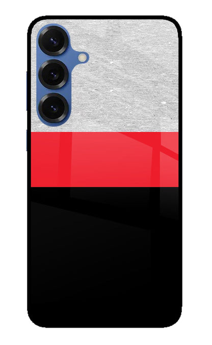 Tri Color Pattern Samsung S25 Back Cover