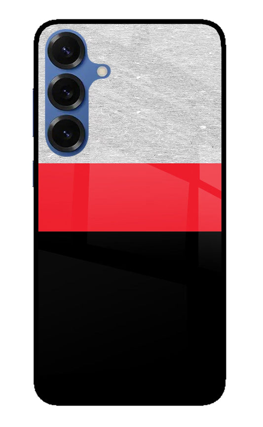 Tri Color Pattern Samsung S25 Back Cover