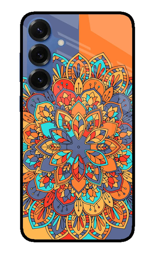 Color Mandala Samsung S25 Glass Case