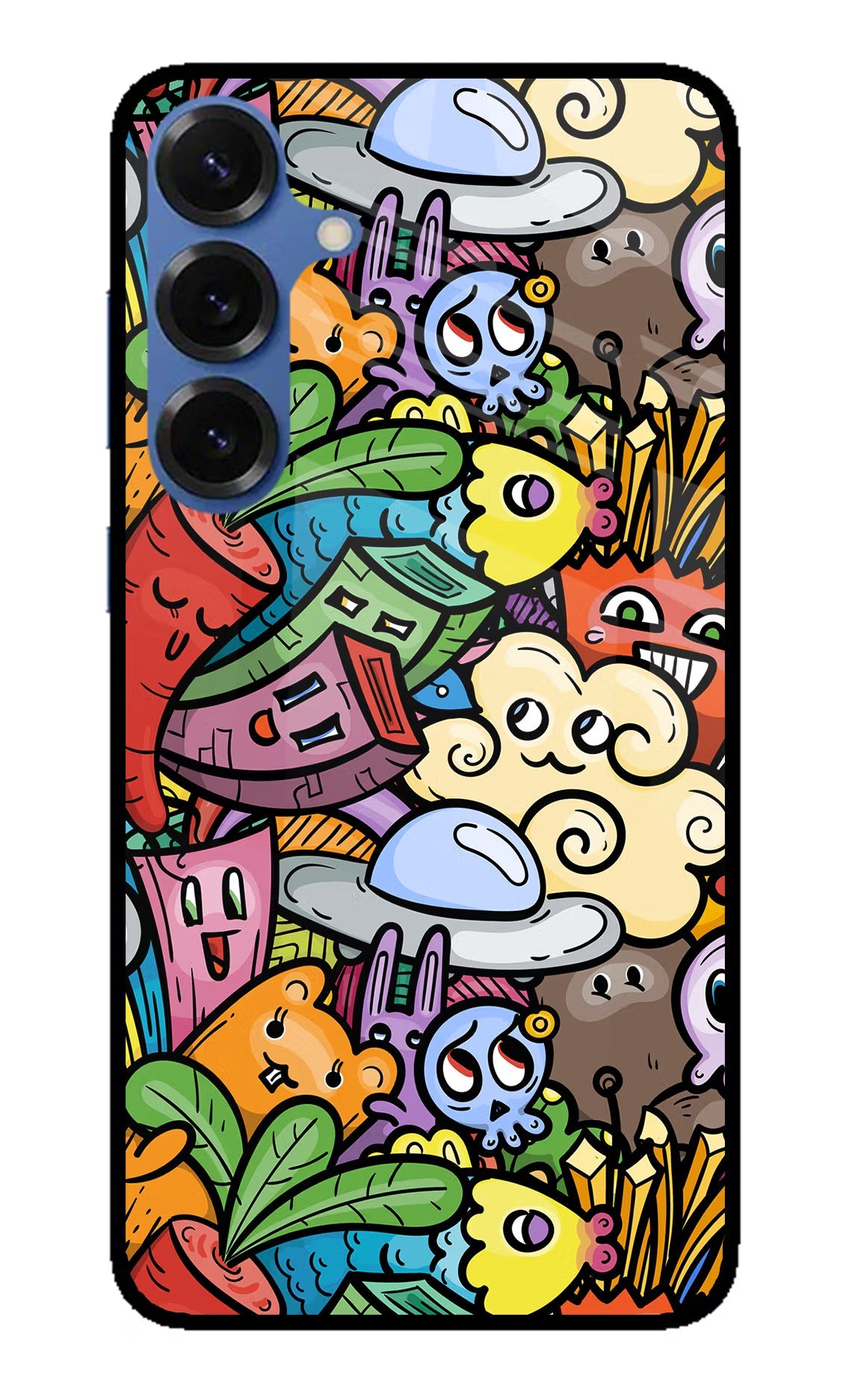 Veggie Doodle Samsung S25 Back Cover