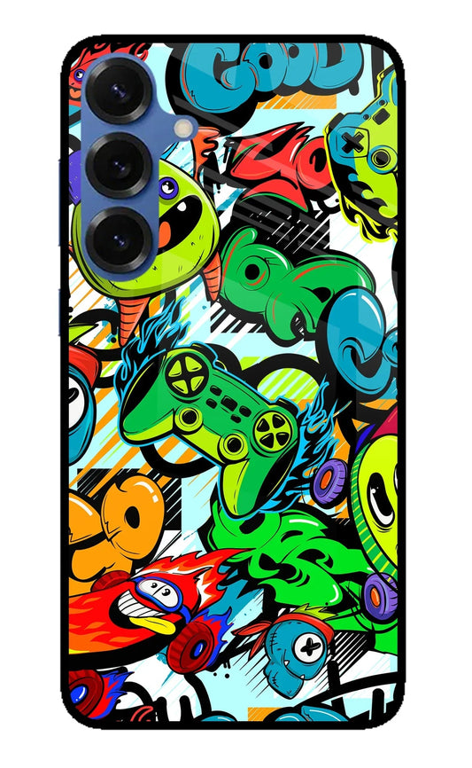 Game Doodle Samsung S25 Glass Case