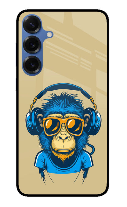 Monkey Headphone Samsung S25 Back Cover