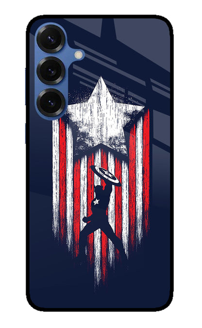 Captain America Marvel Art Samsung S25 Back Cover