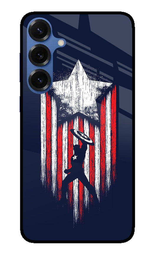 Captain America Marvel Art Samsung S25 Back Cover