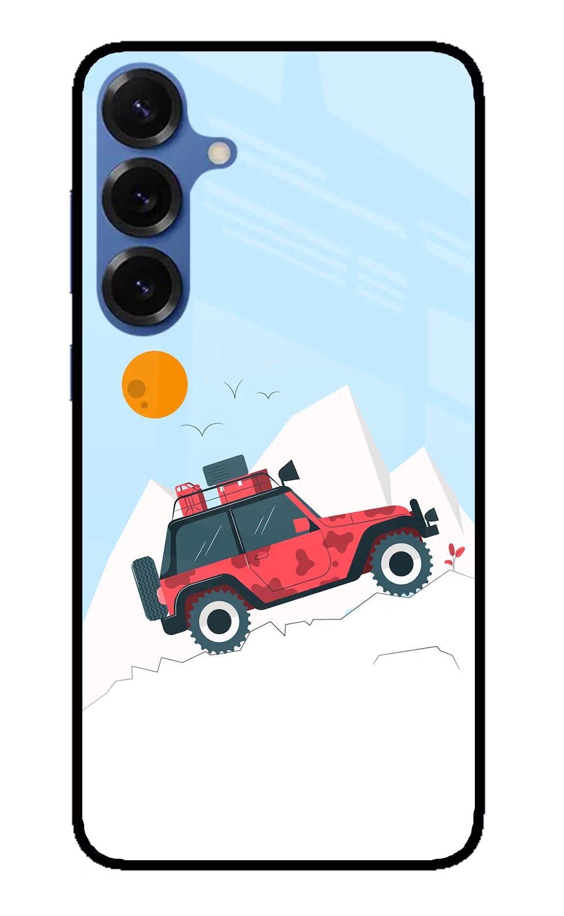 Mountain Trail Beast Samsung S25 Glass Case