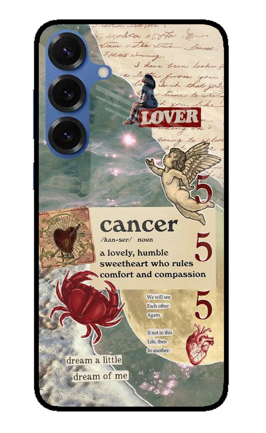 Cancer Zodiac Samsung S25 Glass Case