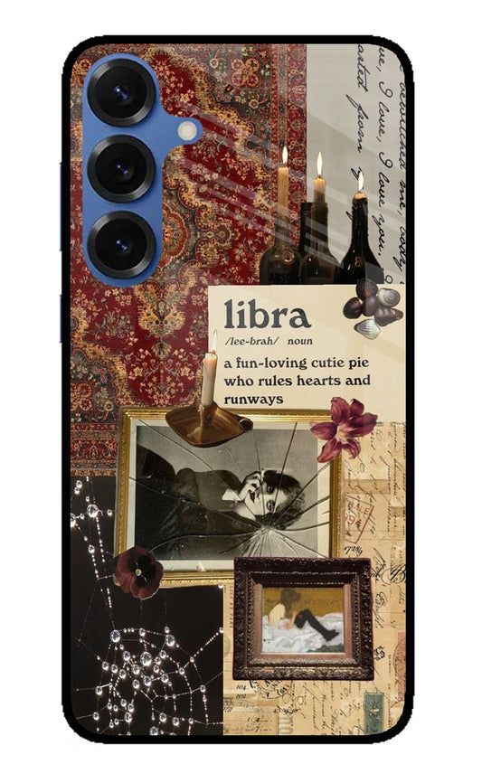 Libra Zodiac Samsung S25 Glass Case