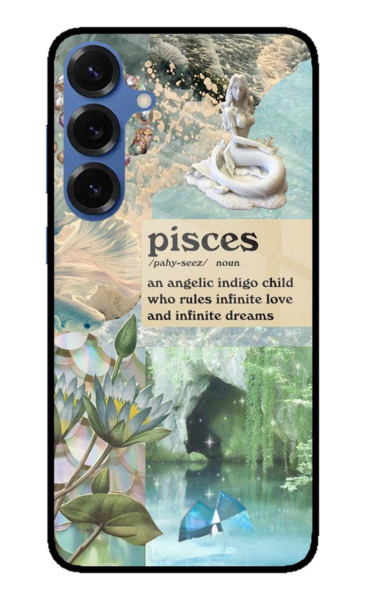 Pisces Zodiac Samsung S25 Glass Case