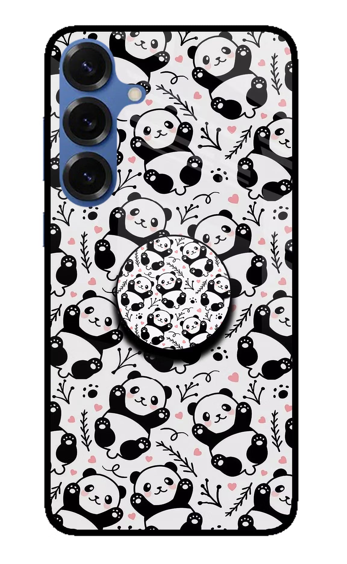 Cute Panda Samsung S25 Pop Case