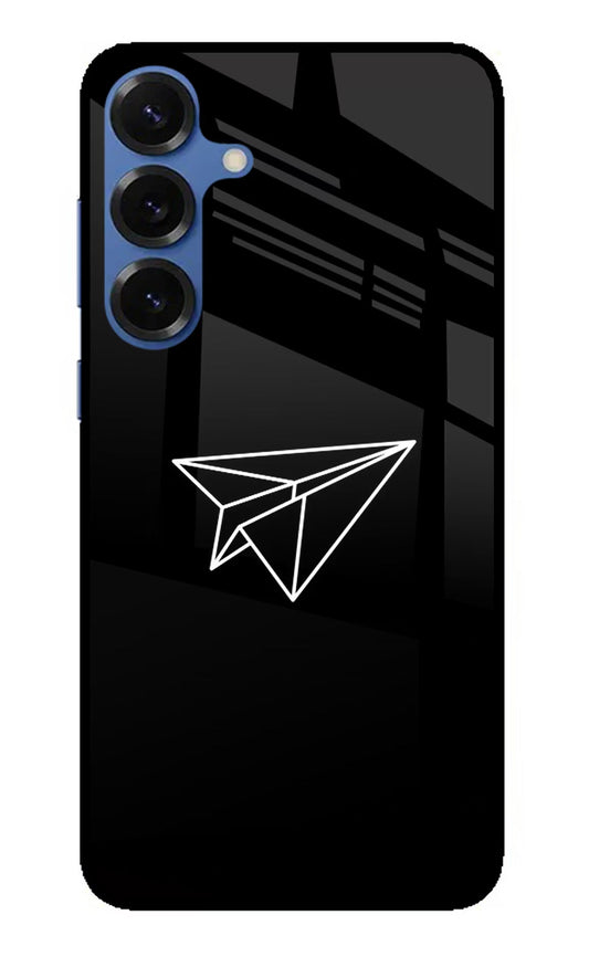 Paper Plane White Samsung S25 Plus Back Cover
