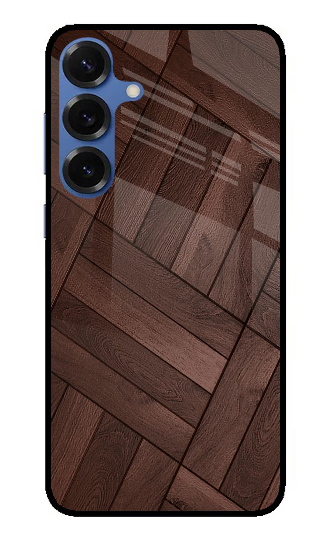 Wooden Texture Design Samsung S25 Plus Back Cover