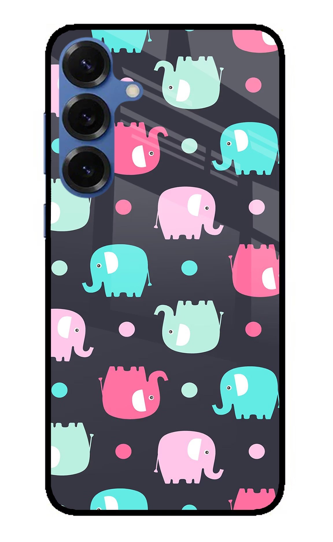 Elephants Samsung S25 Plus Glass Case