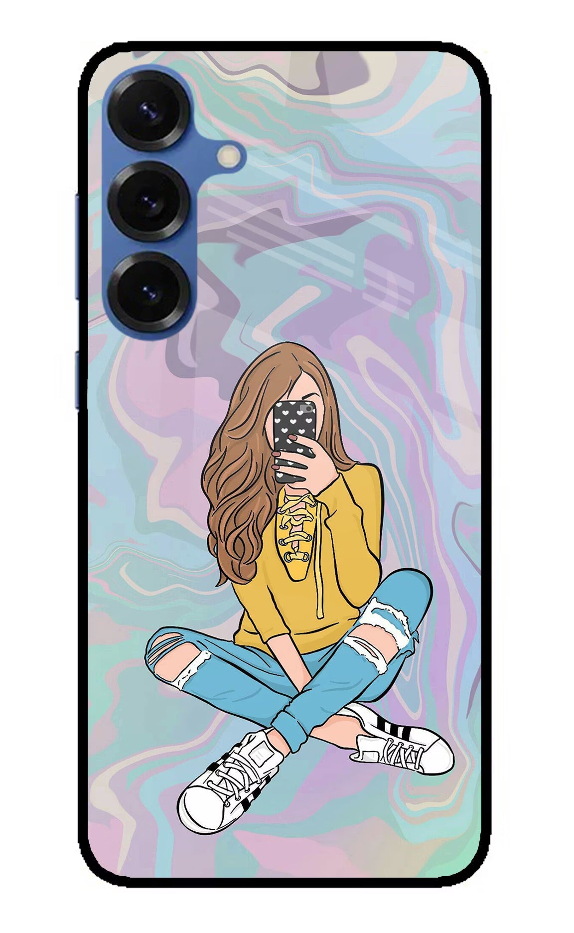 Selfie Girl Samsung S25 Plus Back Cover