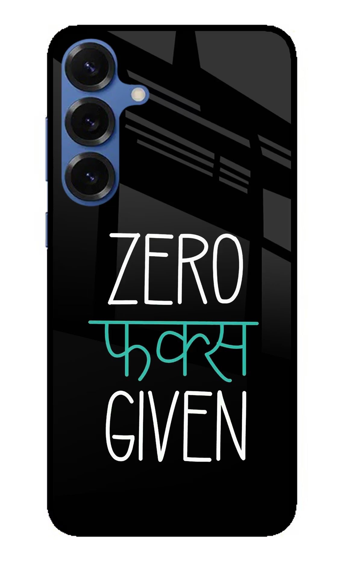 Zero Fucks Given Samsung S25 Plus Back Cover