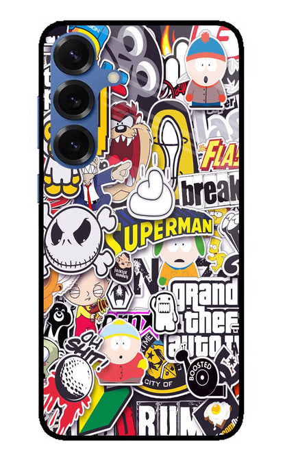 Sticker Bomb Samsung S25 Plus Back Cover