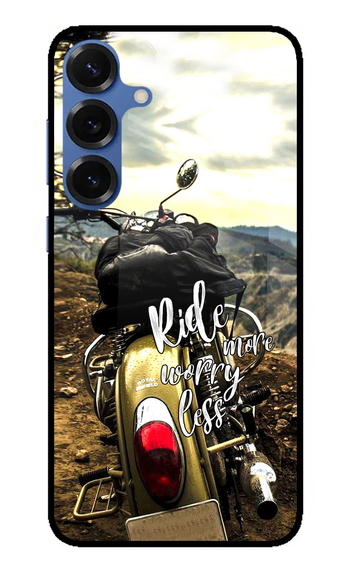 Ride More Worry Less Samsung S25 Plus Back Cover