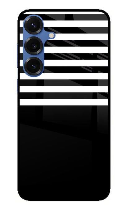 Black and White Print Samsung S25 Plus Back Cover