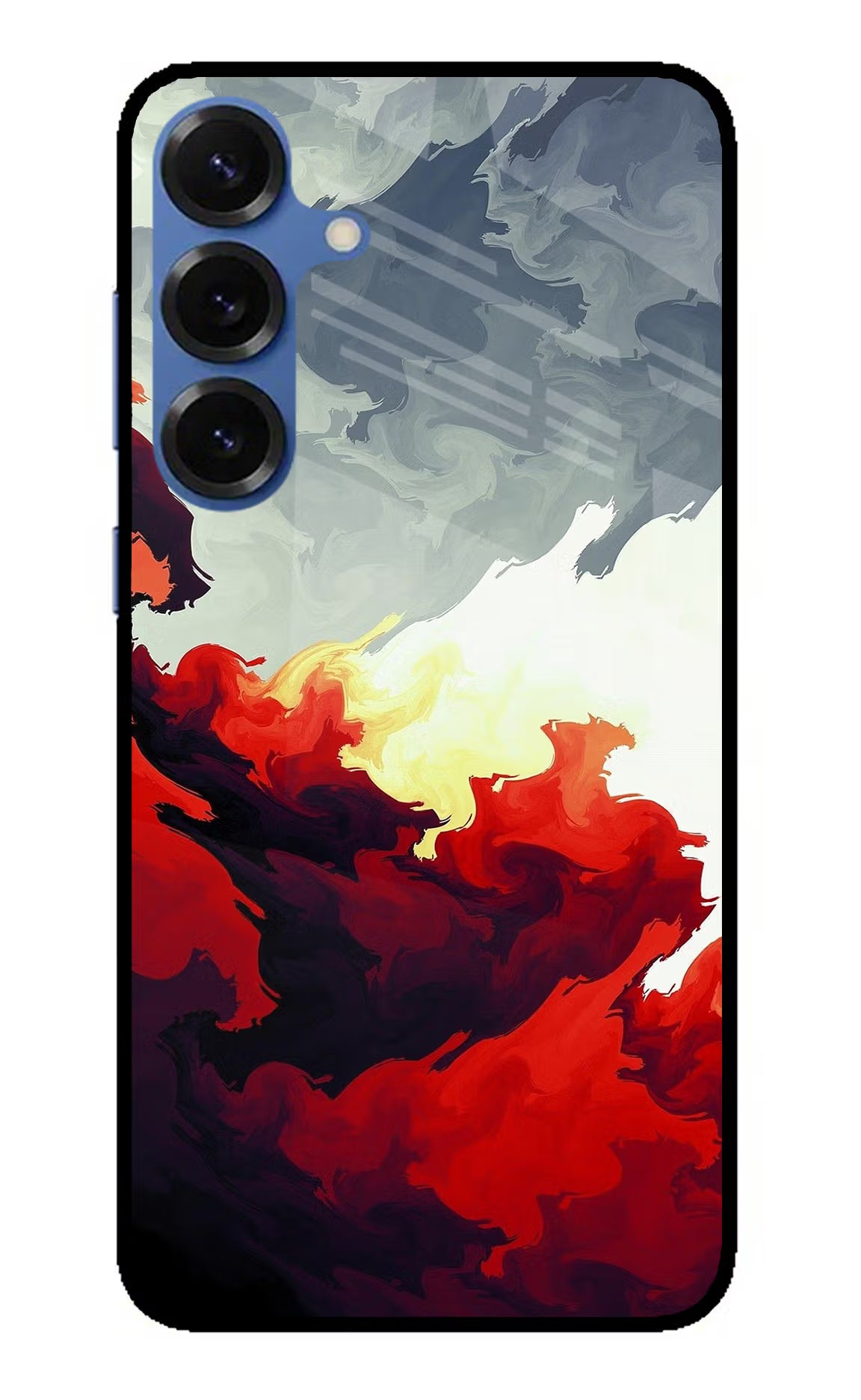 Fire Cloud Samsung S25 Plus Back Cover
