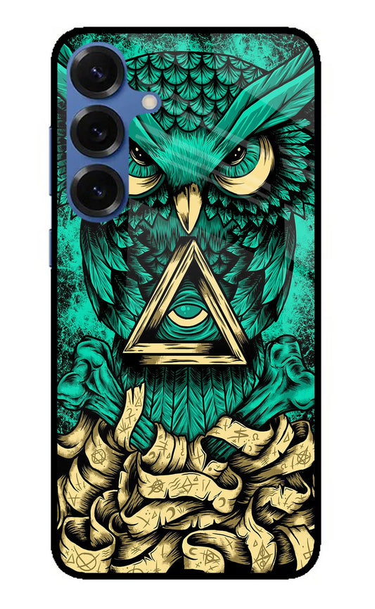 Green Owl Samsung S25 Plus Glass Case