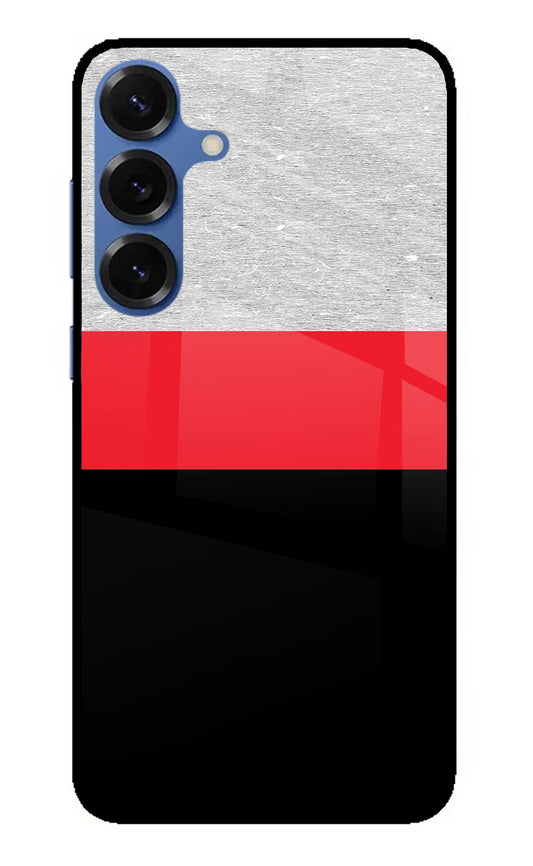 Tri Color Pattern Samsung S25 Plus Glass Case