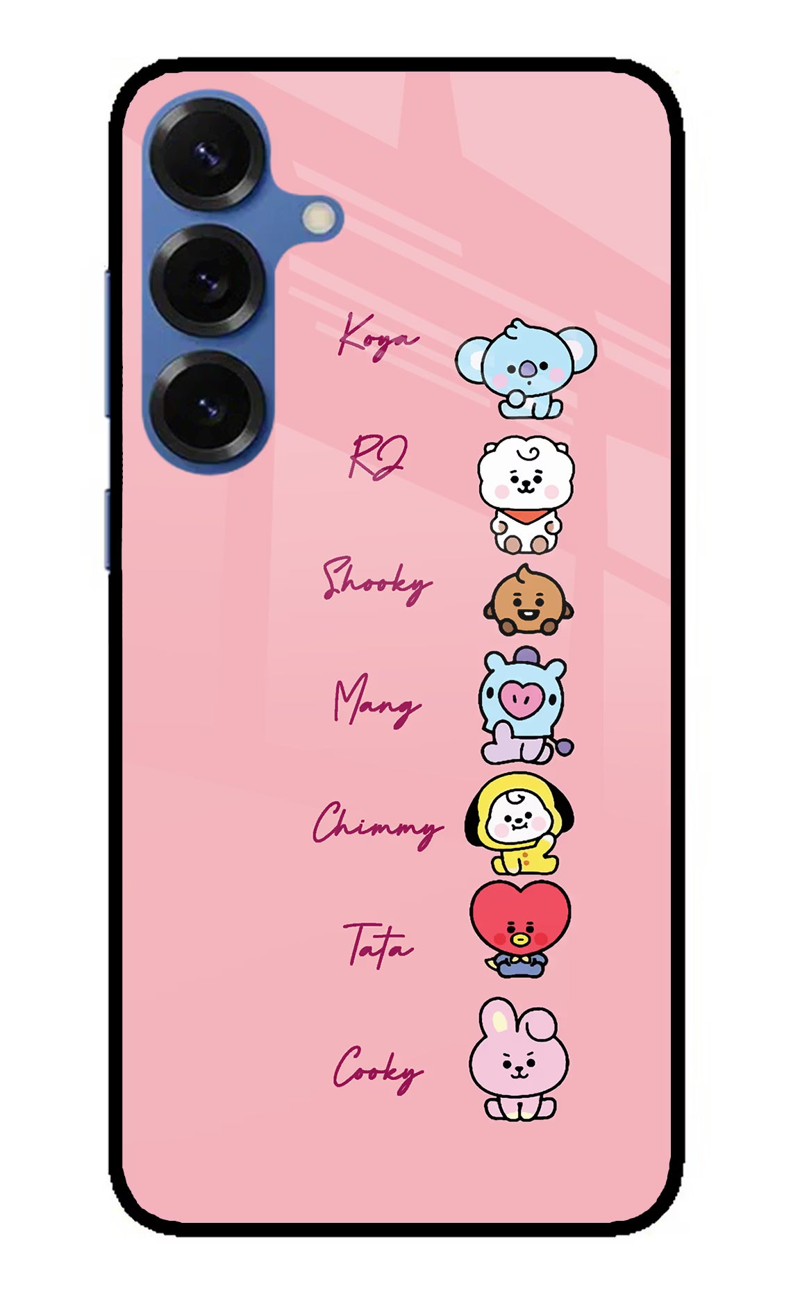 BTS names Samsung S25 Plus Back Cover