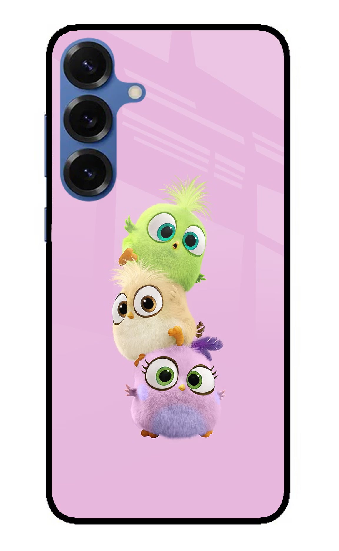Cute Little Birds Samsung S25 Plus Glass Case