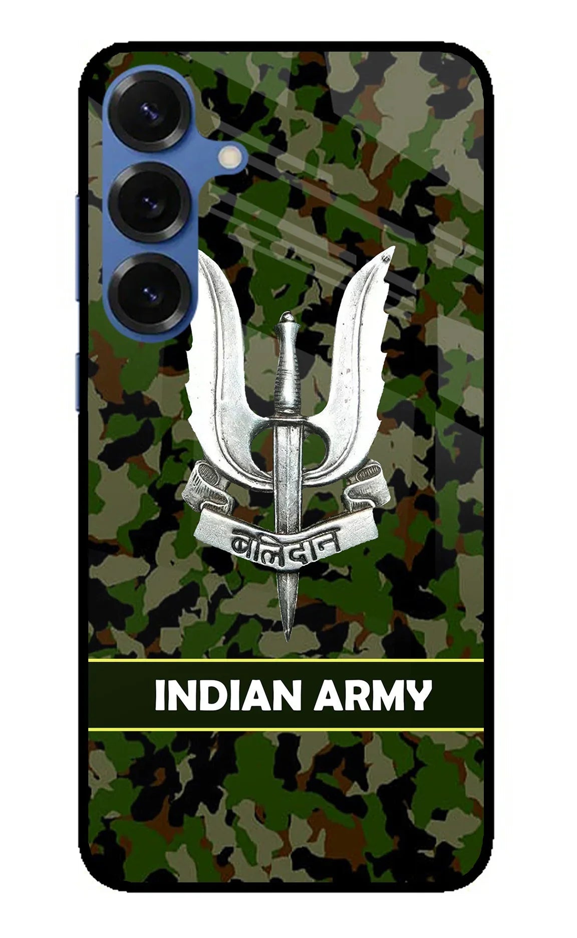 Balidan Indian Logo Samsung S25 Plus Glass Case