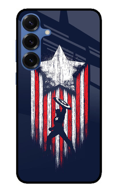 Captain America Marvel Art Samsung S25 Plus Back Cover