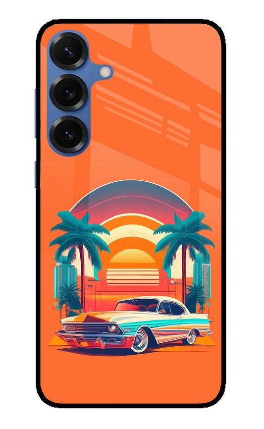 Palm Drive 80s Samsung S25 Plus Glass Case