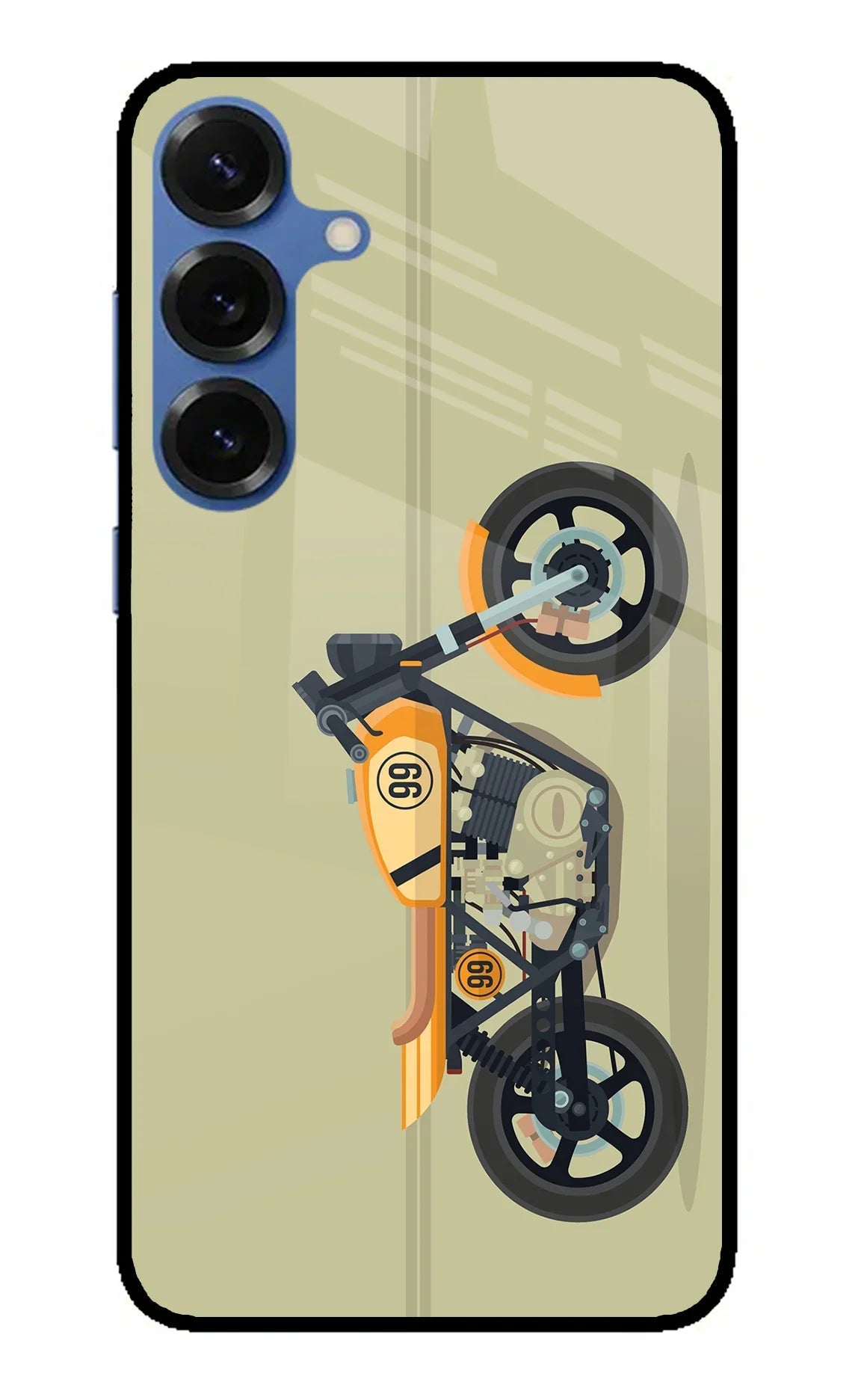 Vertical Speedster Samsung S25 Plus Glass Case