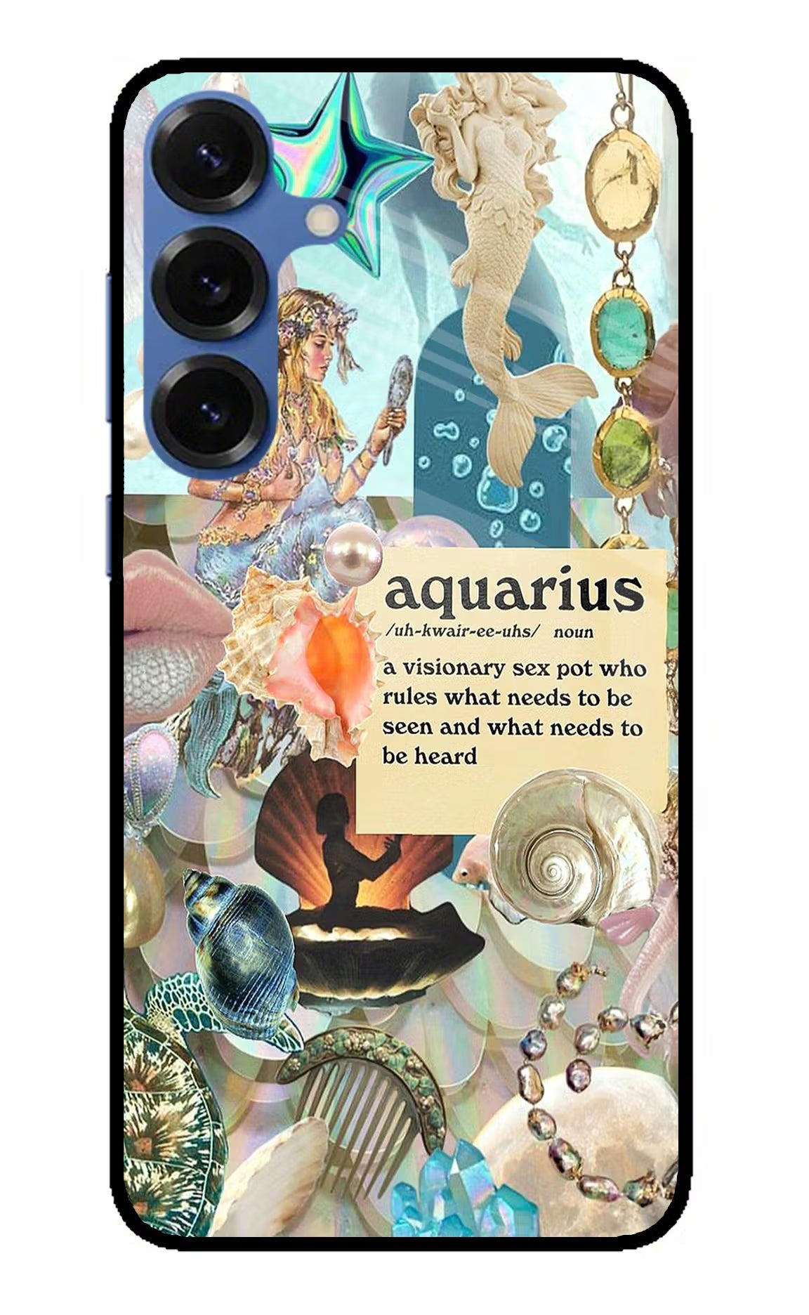 Aquarius Zodiac Samsung S25 Plus Back Cover