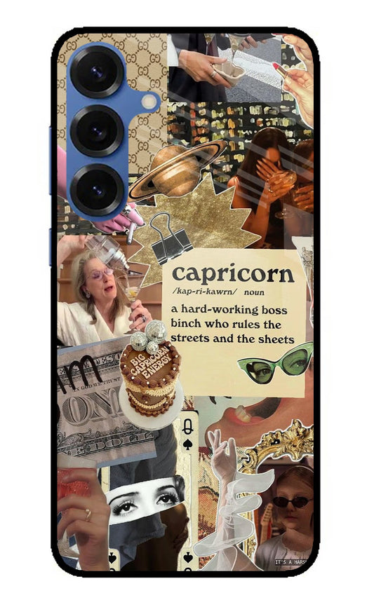 Capricorn Zodiac Samsung S25 Plus Back Cover