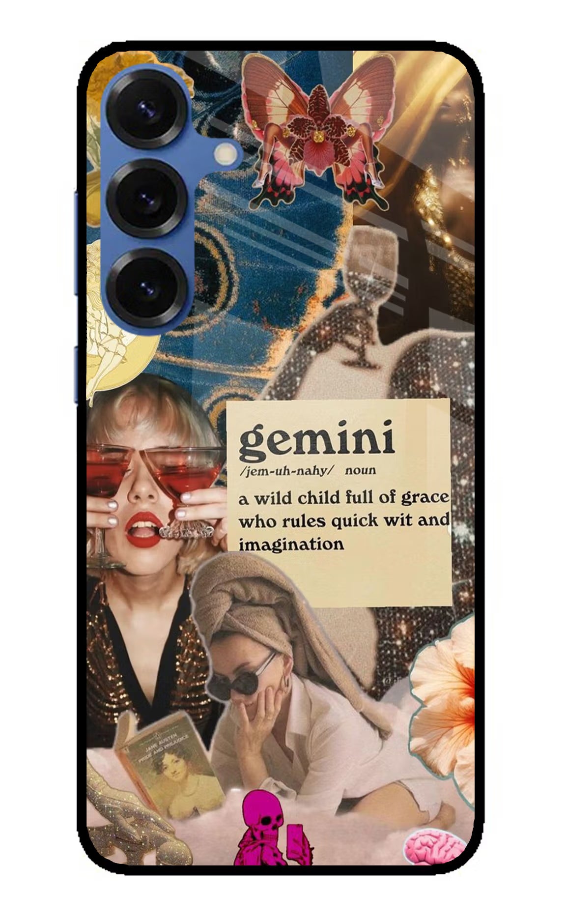 Gemini Zodiac Samsung S25 Plus Glass Case