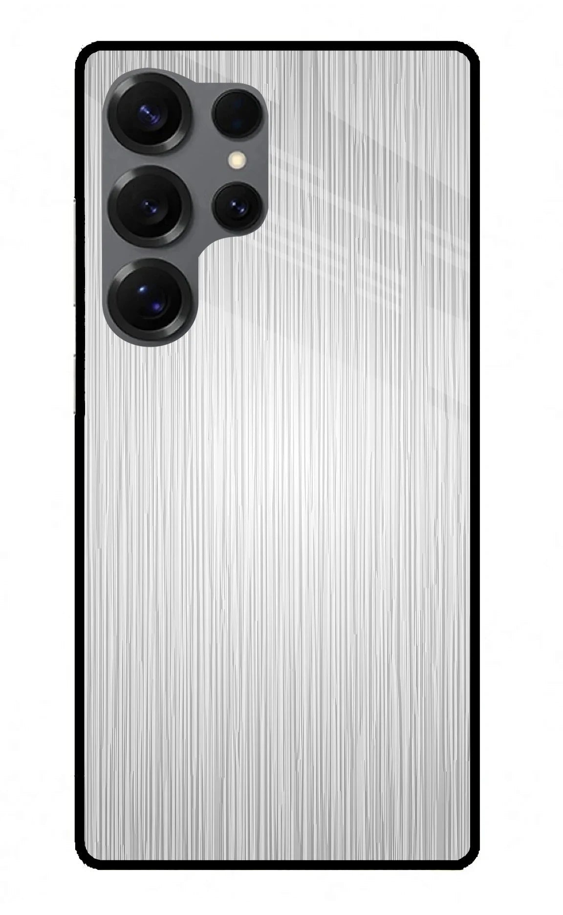 Wooden Grey Texture Samsung S25 Ultra Back Cover
