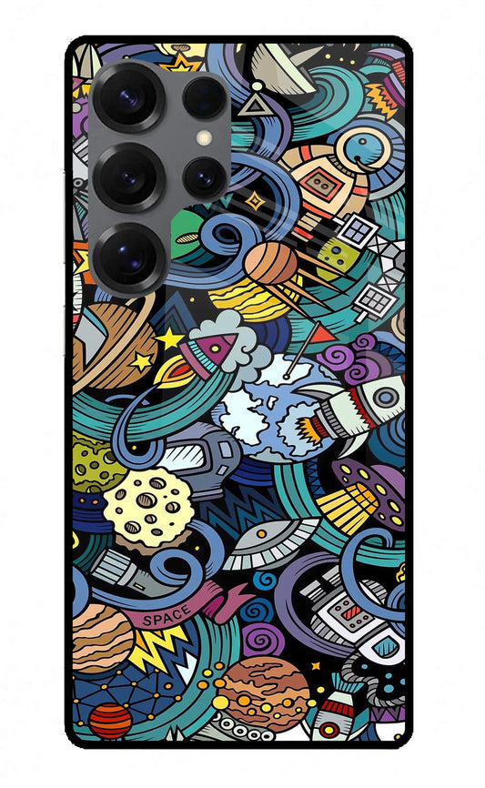 Space Abstract Samsung S25 Ultra Glass Case