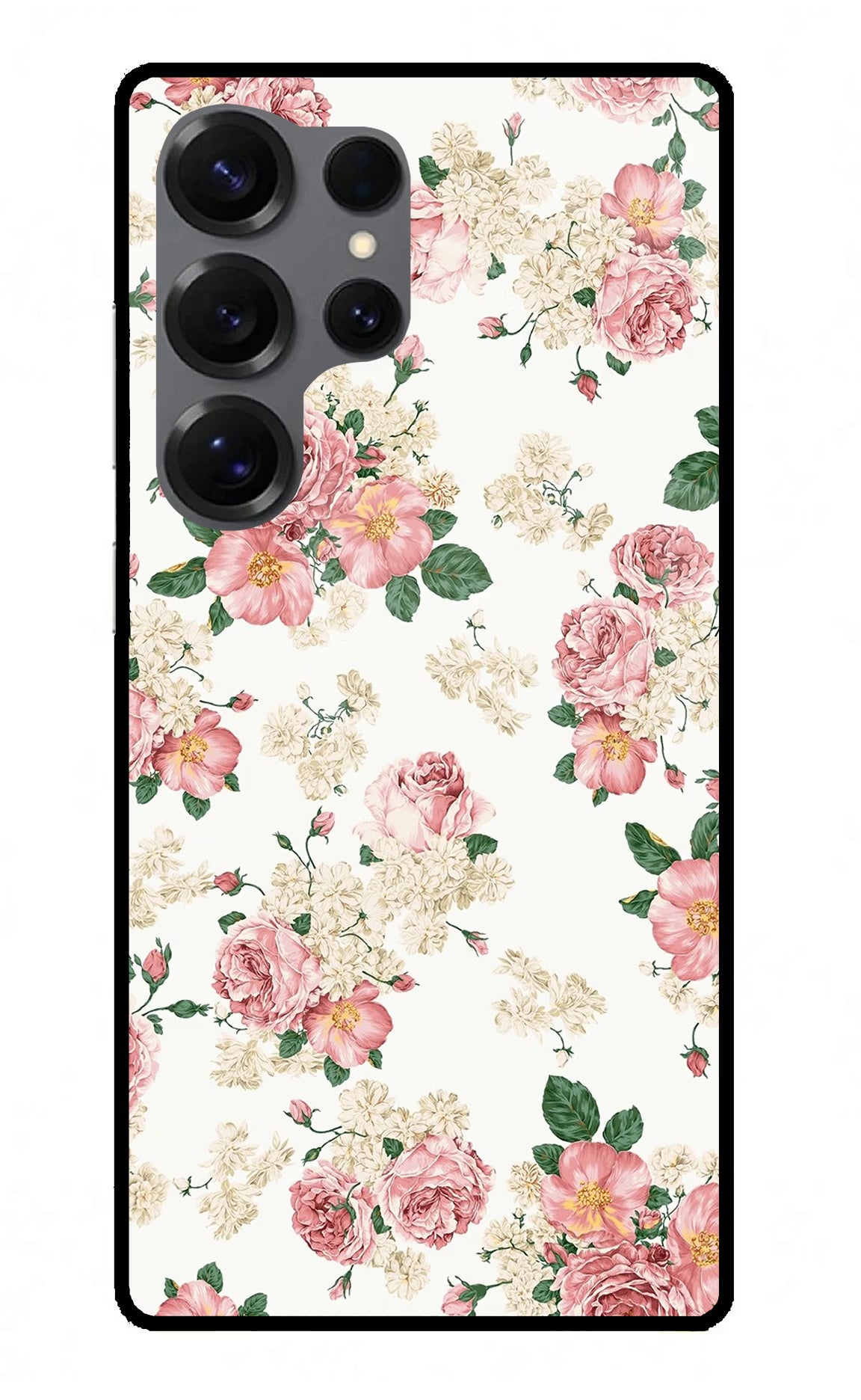 Flowers Samsung S25 Ultra Glass Case