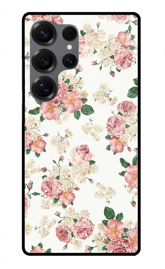 Flowers Samsung S25 Ultra Glass Case