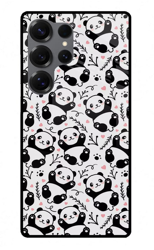 Cute Panda Samsung S25 Ultra Back Cover