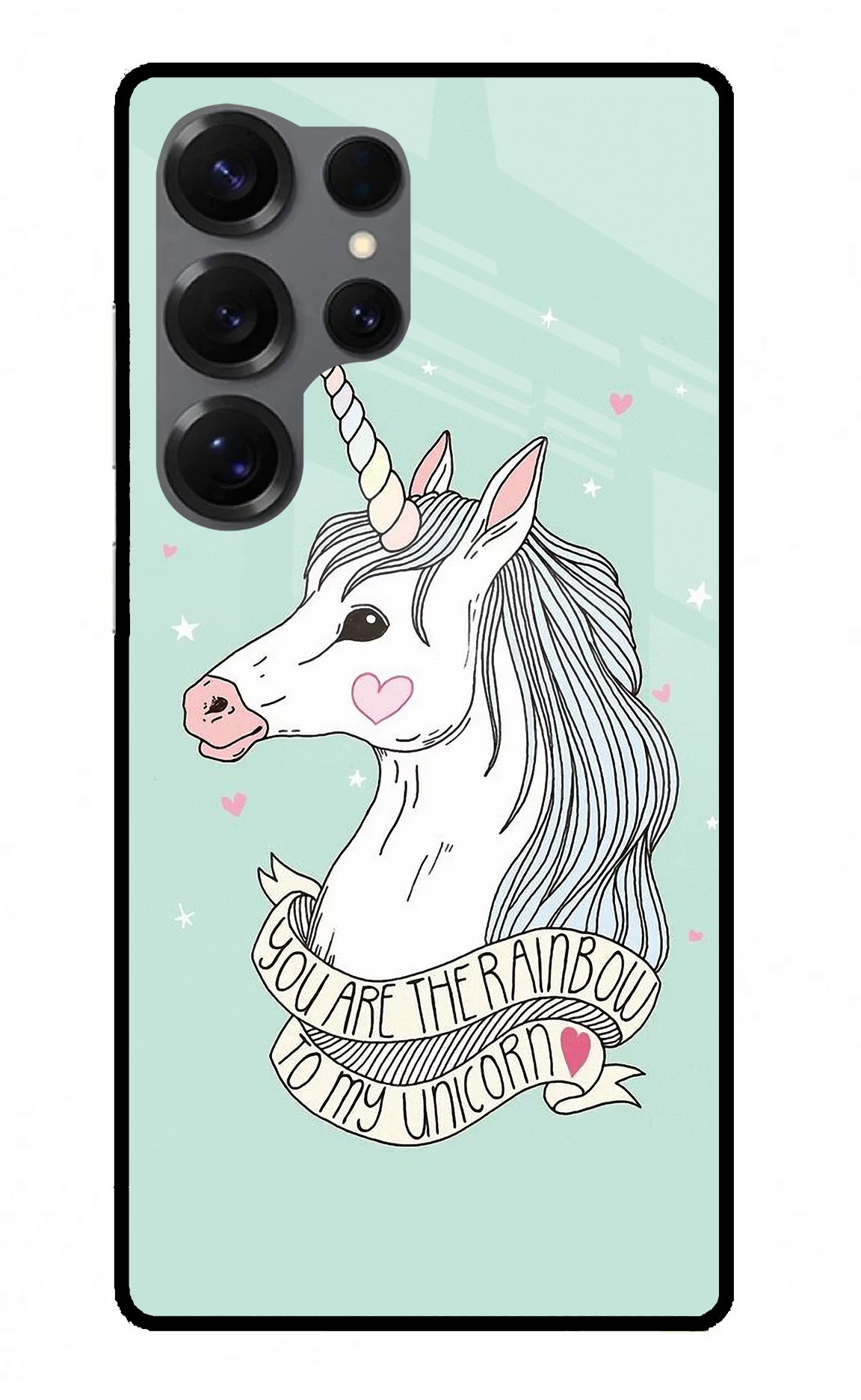 Unicorn Wallpaper Samsung S25 Ultra Glass Case