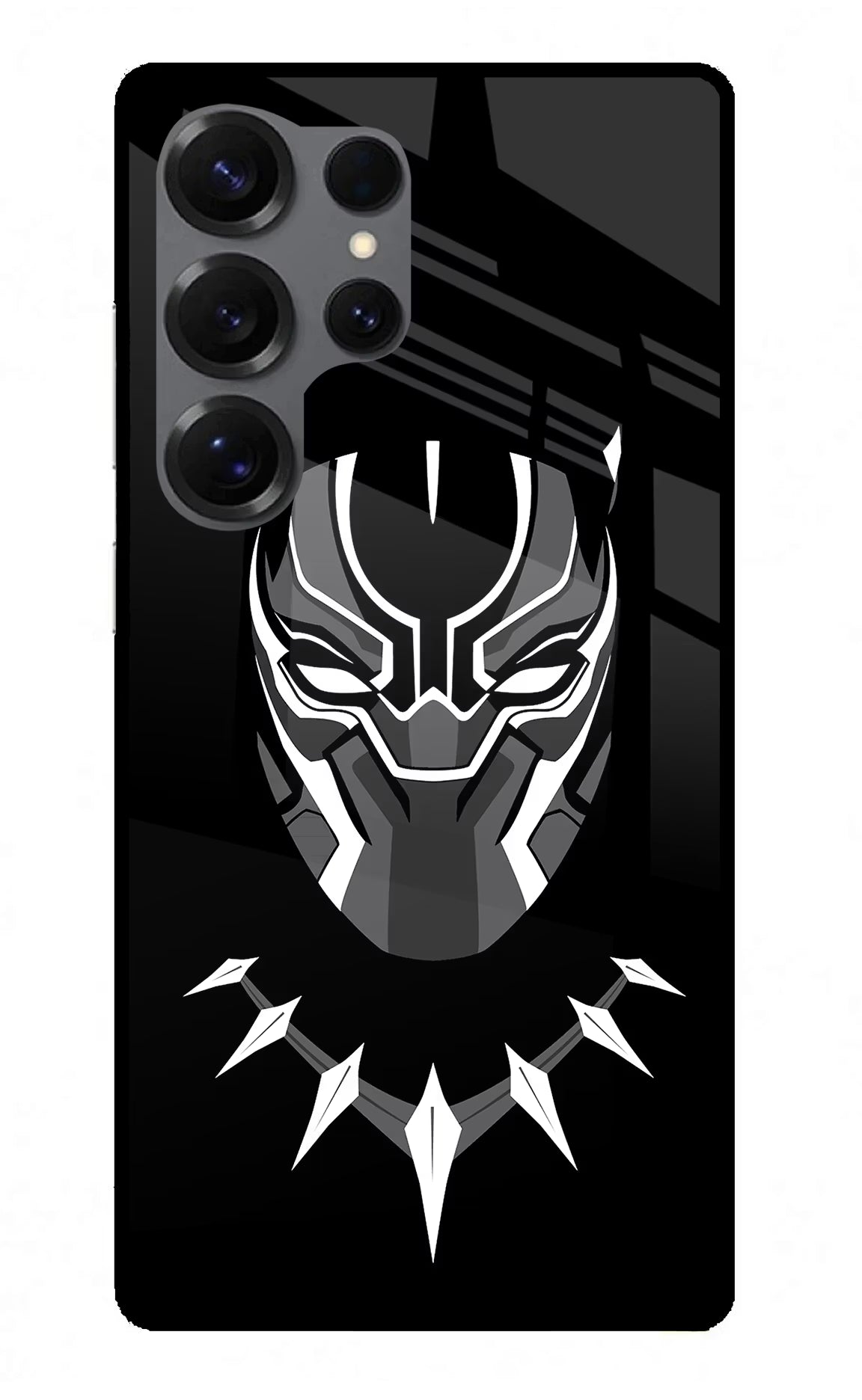 Black Panther Samsung S25 Ultra Glass Case
