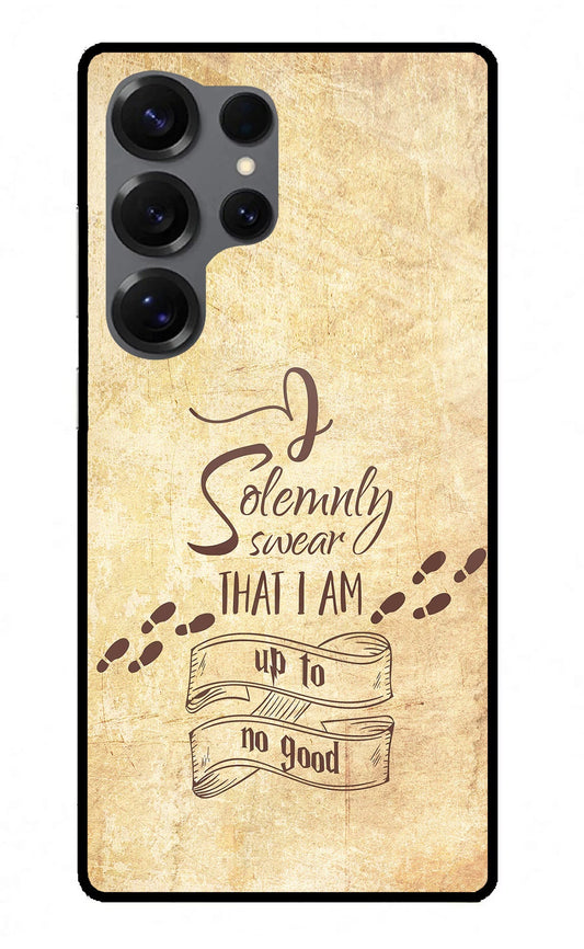 I Solemnly swear that i up to no good Samsung S25 Ultra Back Cover