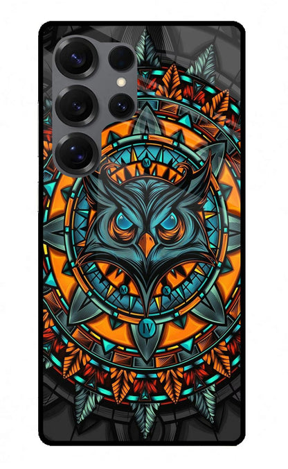 Angry Owl Art Samsung S25 Ultra Back Cover