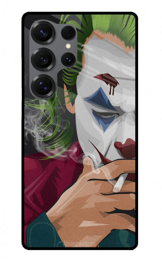 Joker Smoking Samsung S25 Ultra Glass Case
