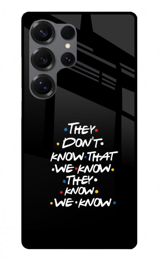 FRIENDS Dialogue Samsung S25 Ultra Back Cover