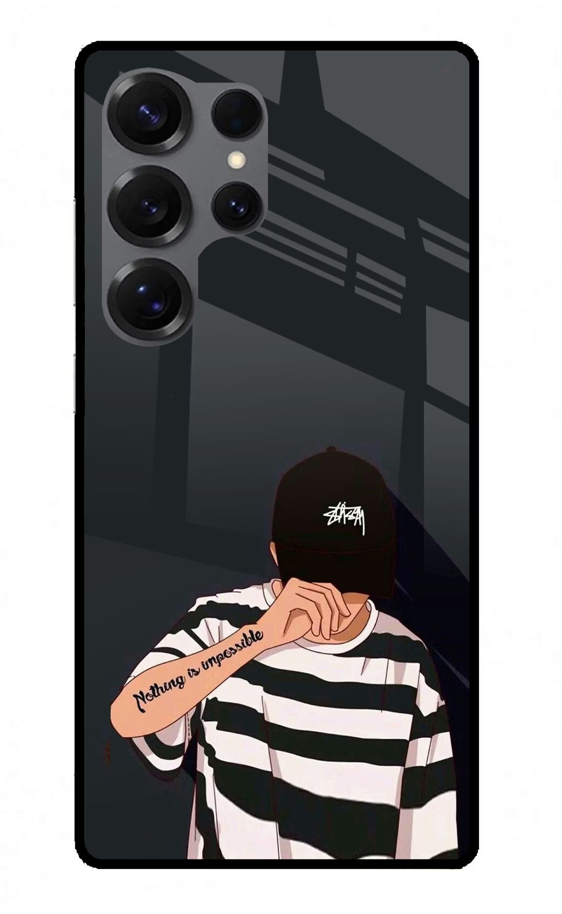 Aesthetic Boy Samsung S25 Ultra Glass Case
