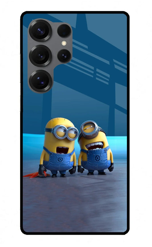 Minion Laughing Samsung S25 Ultra Back Cover