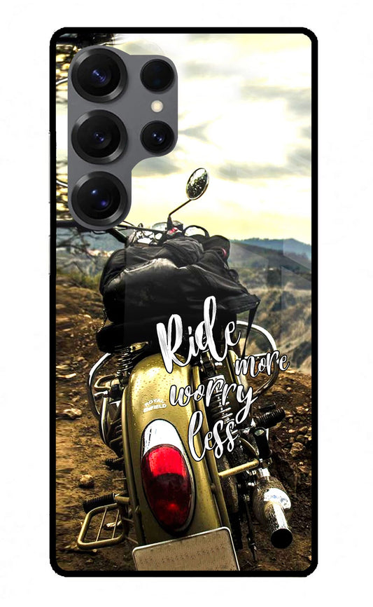 Ride More Worry Less Samsung S25 Ultra Back Cover
