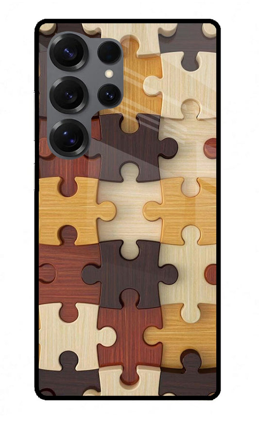 Wooden Puzzle Samsung S25 Ultra Back Cover